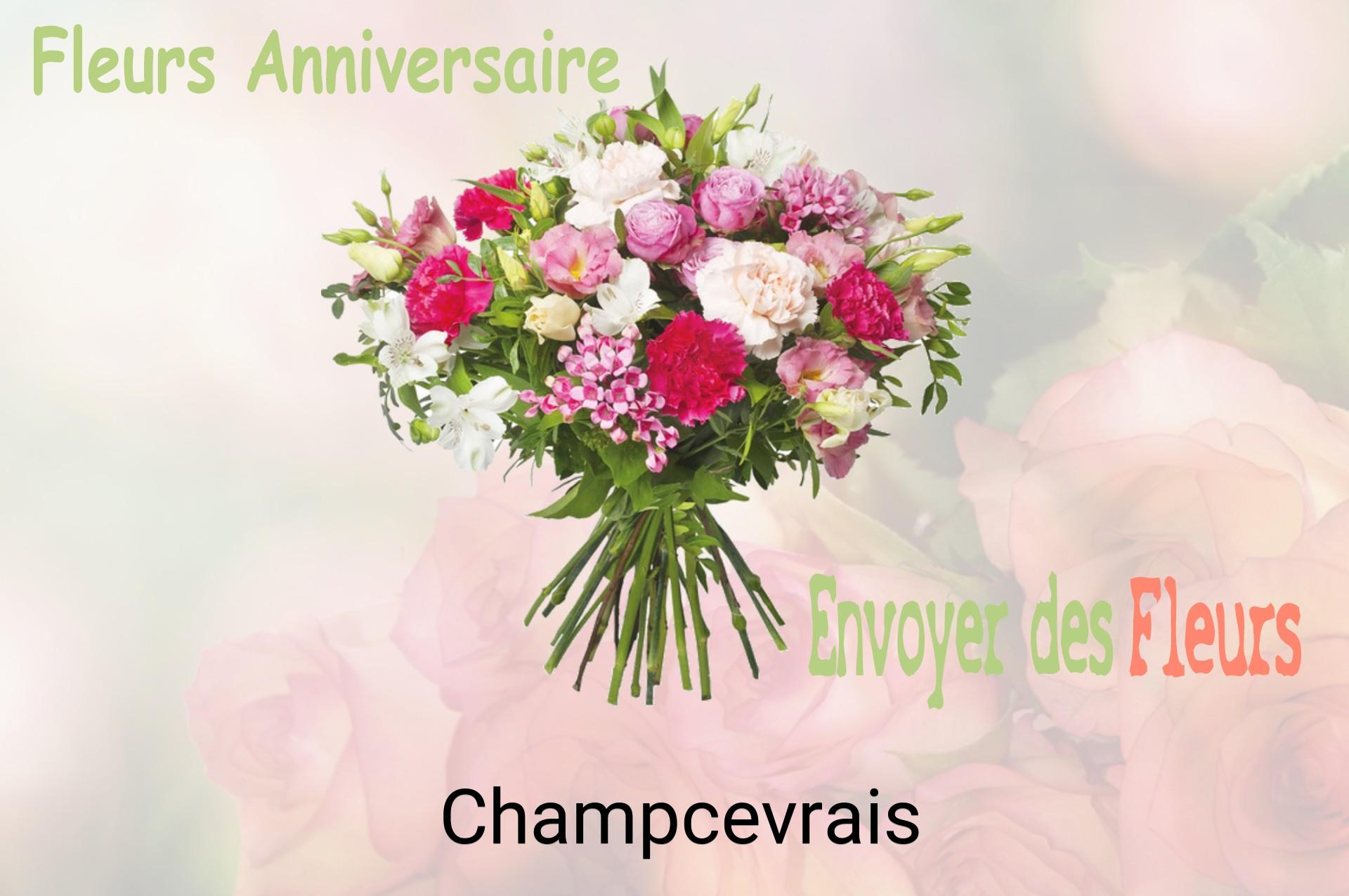Bouquet de fleurs d’anniversaire livré à Champcevrais