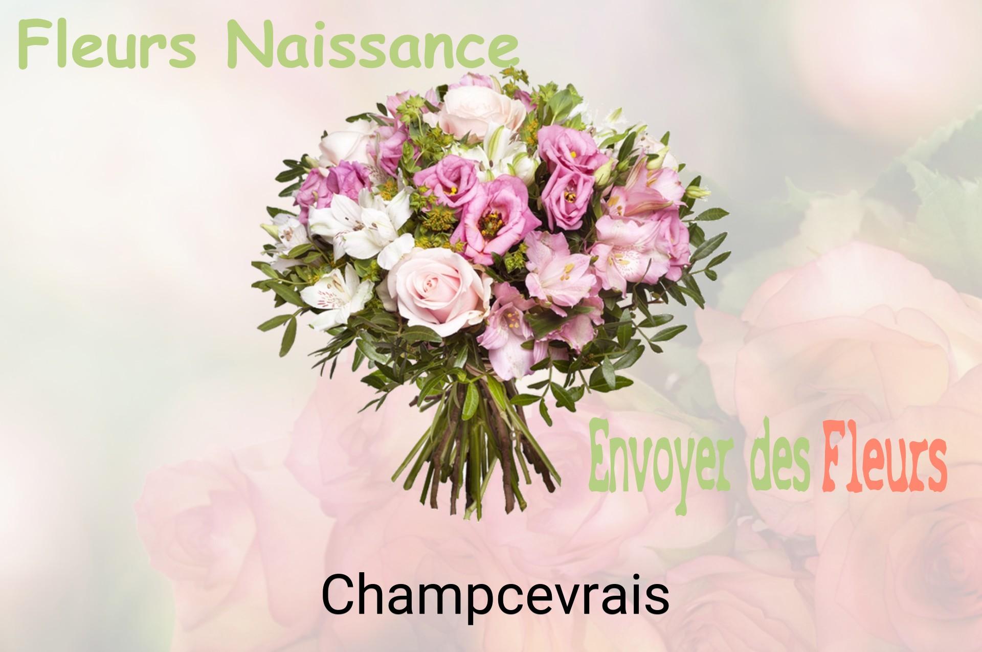 Bouquet de fleurs de naissance livré à Champcevrais